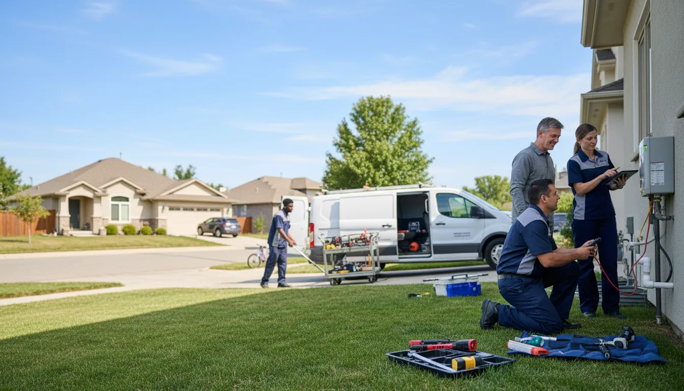 Tankless water heater service in Broadwater, NE